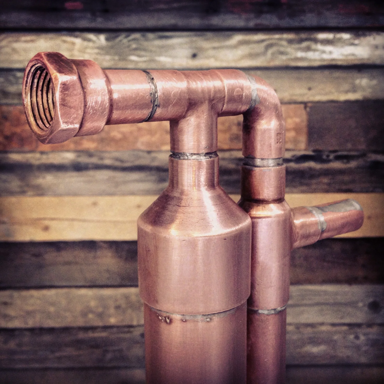 Copper Column Thermometer & Copper Fitting Combo - Image 3